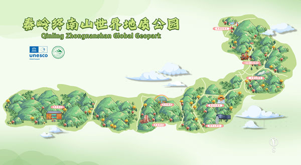 世界地质公园总图